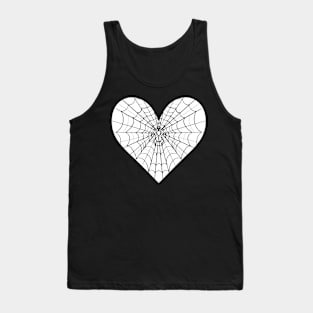 Spider Web Heart V8 Tank Top